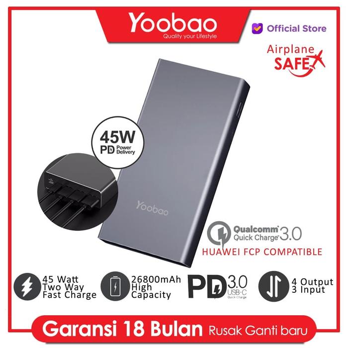 YOOBAO PBANK(26800MAH)99WH