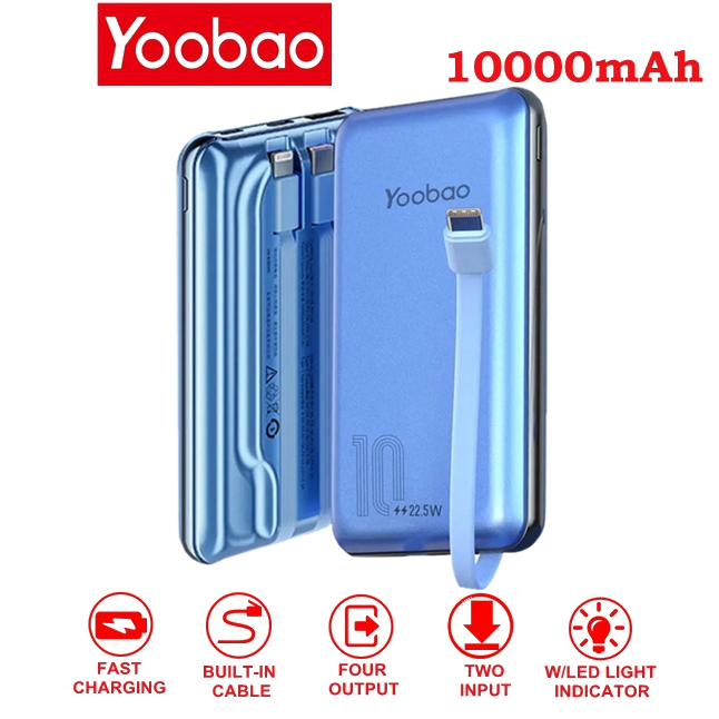 YOOBAO 10,000MAH 37WH
