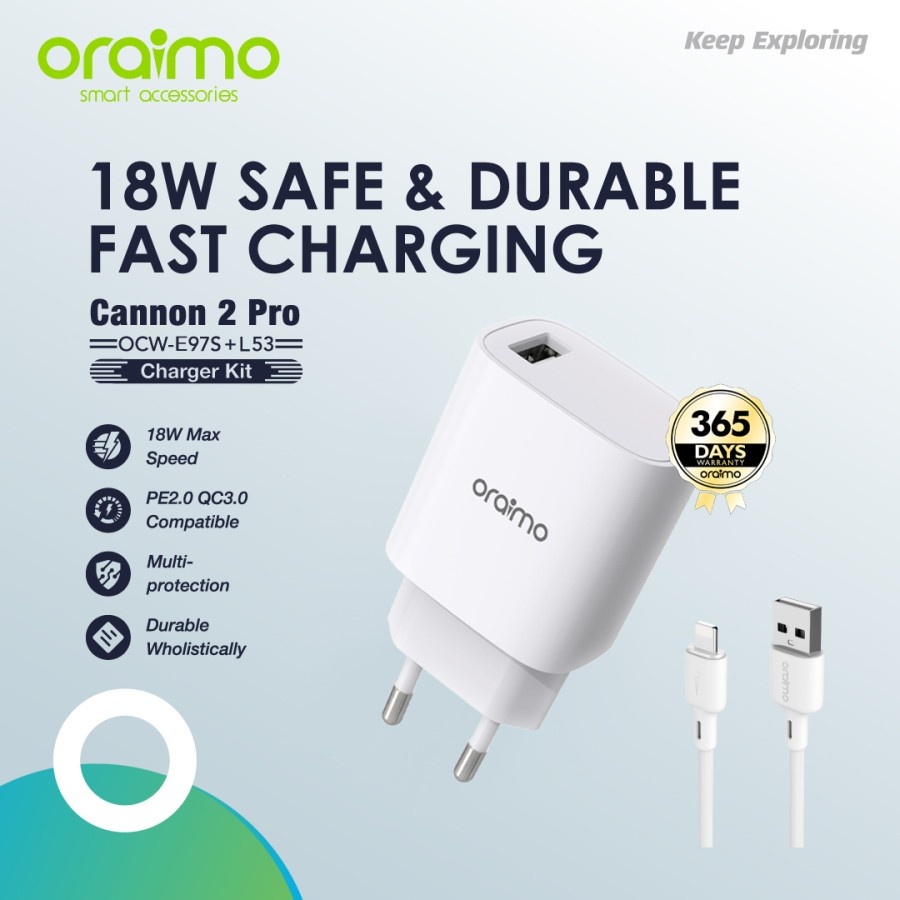ORAIMO IPHONE CHARGER(18W)