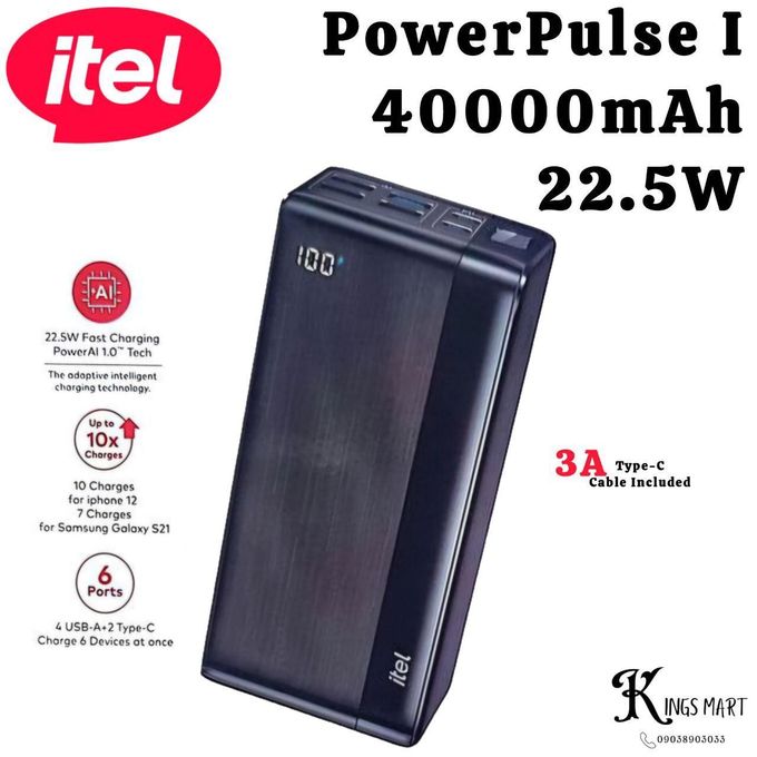 ITEL 40,000MAH POWERBANK A1490