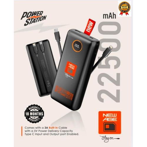 N/AGE POWERBANK 22,500MAH P.ST