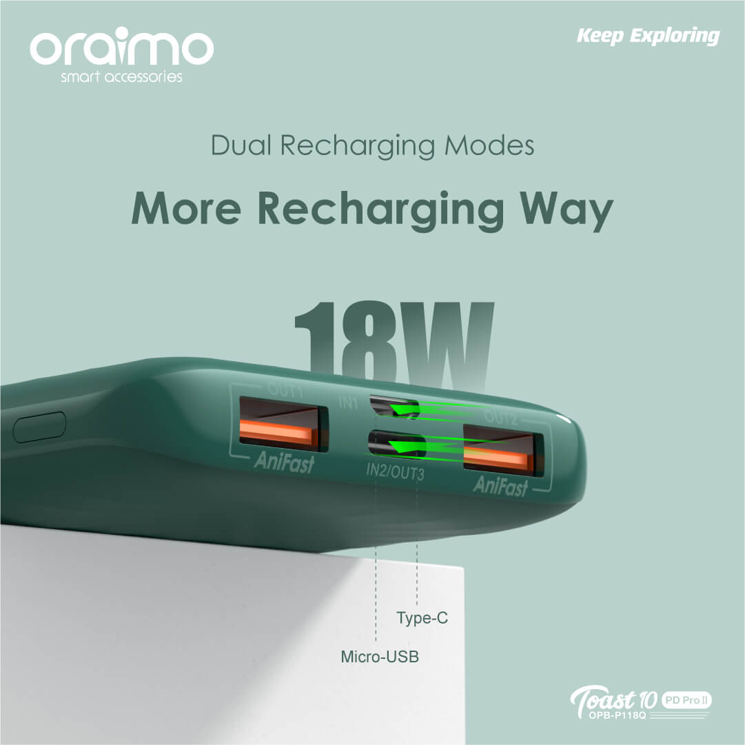 ORAIMO FLASK(10,000MAH)118D