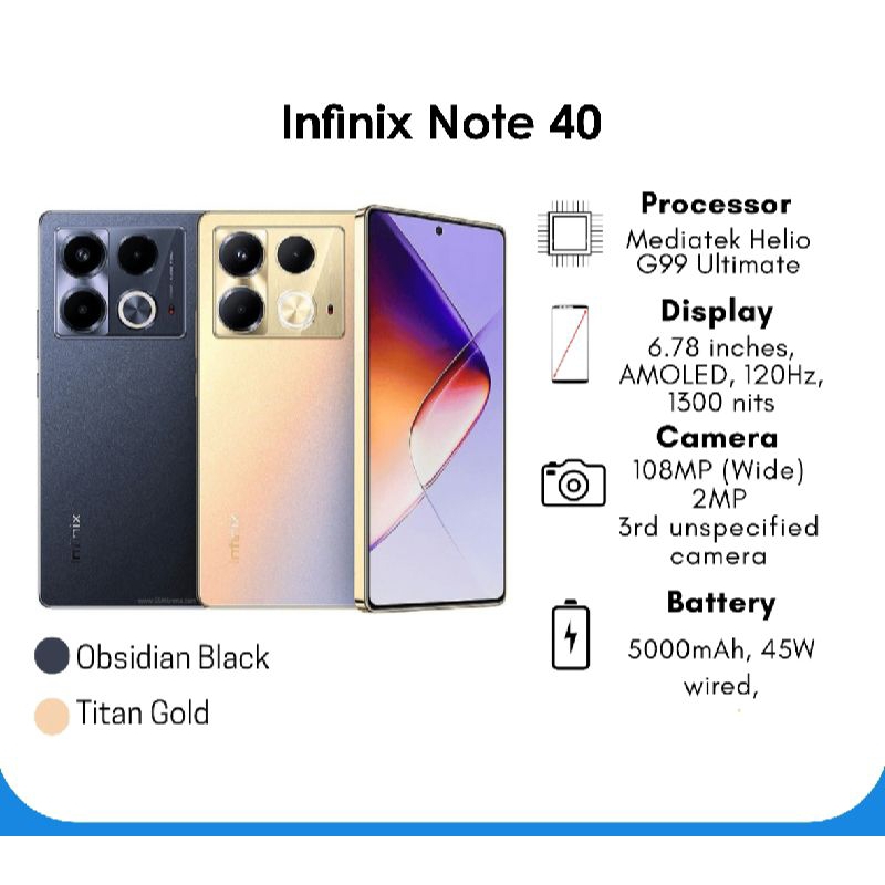 INFINIX NOTE 40(8/256GB)
