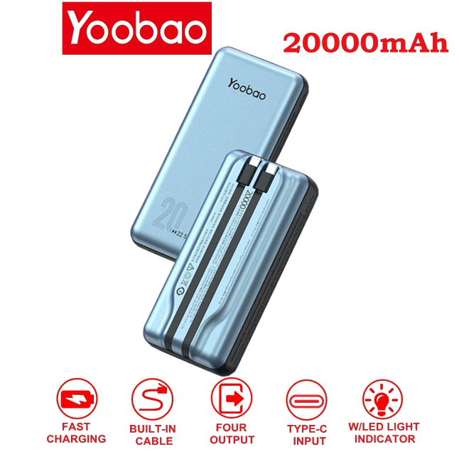 YOOBAO 20,000MAH 74WH