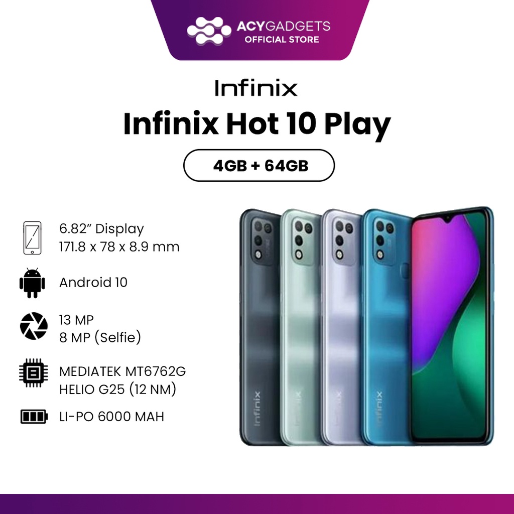 INFINIX HOT 10 PLAY(4/64)