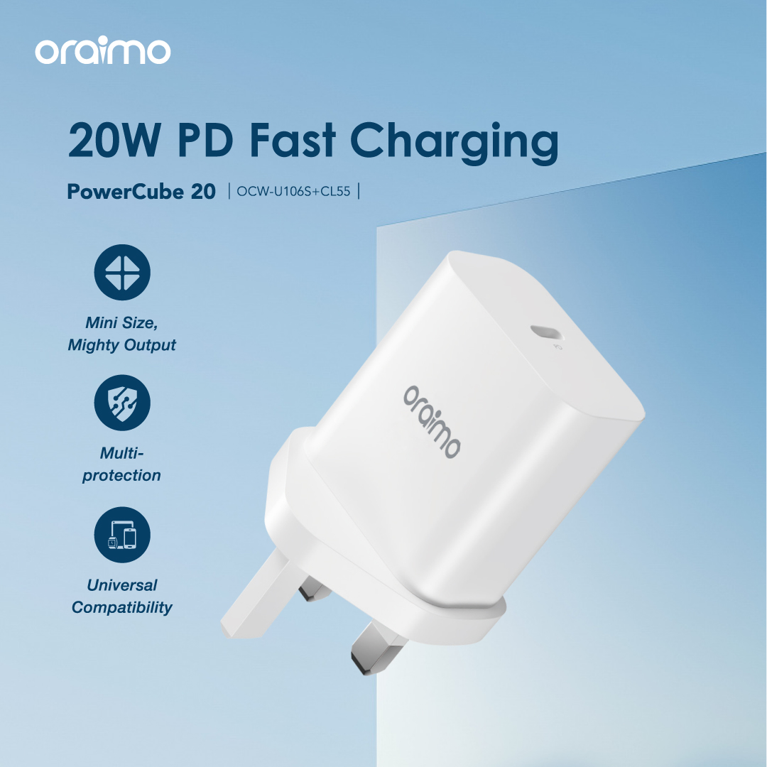 ORAIMO TYPE C-IOS CHARGER(20W)
