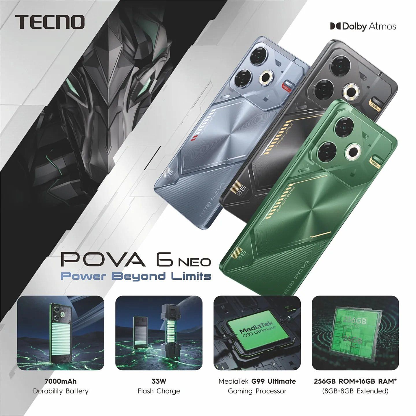 TECNO POVA 6 NEO(L16) 8/256