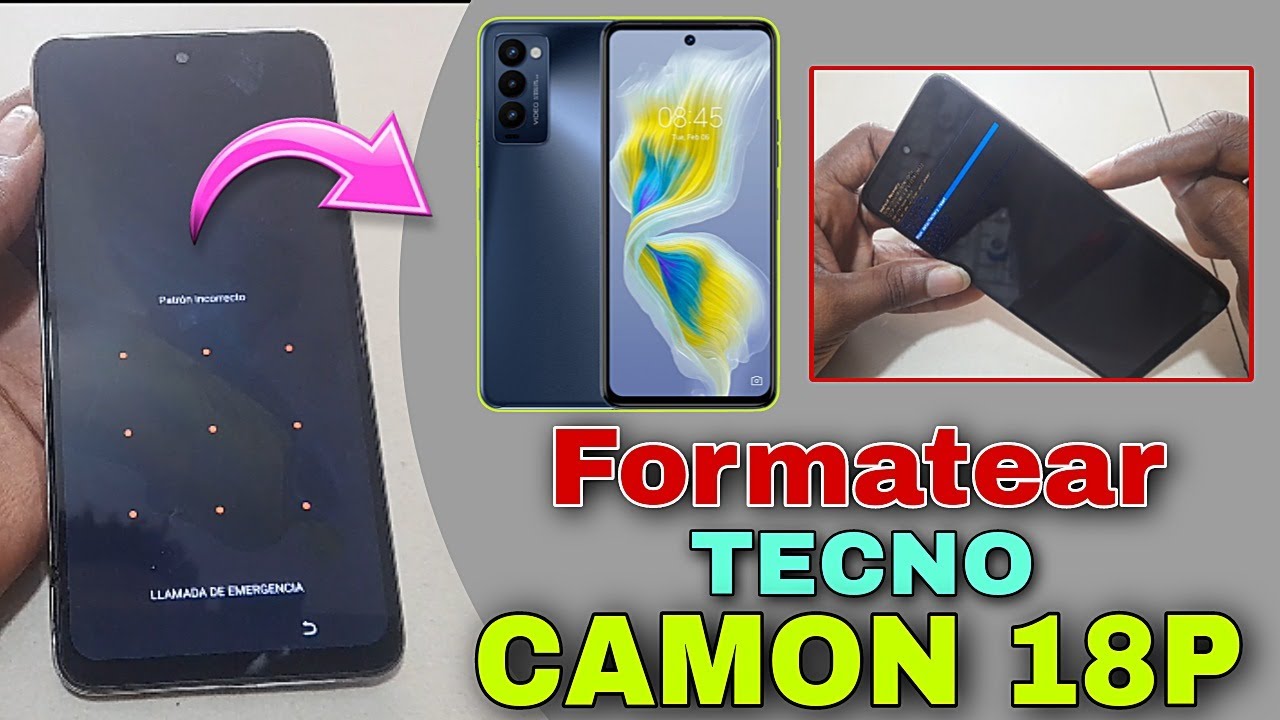 TECNO CAMON 18P(8/128 GB) ERRO