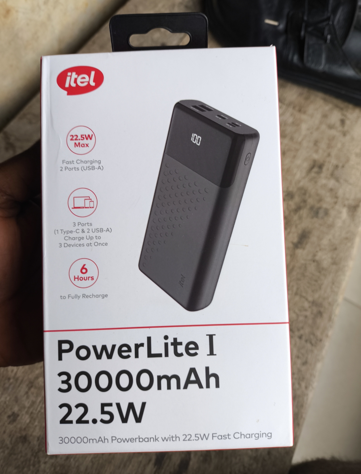 ITEL 30,000MAH POWERBANK A1480