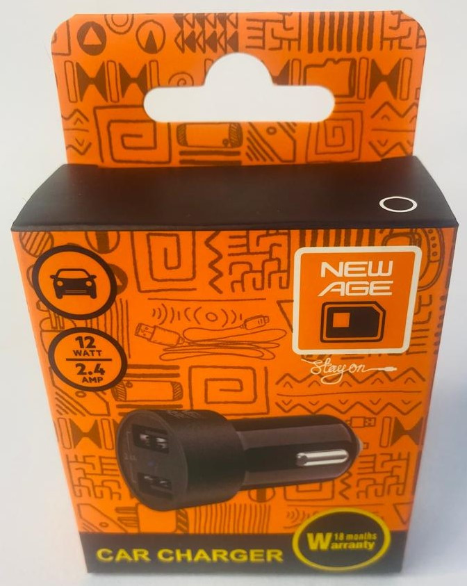 NEWAGE CAR CHARGER 2 IN 1