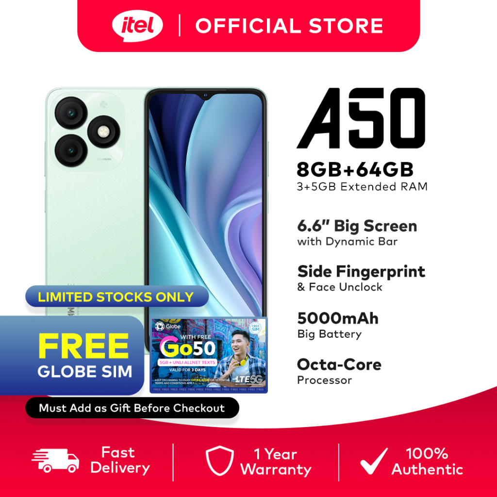 ITEL A50(3/64 GB)