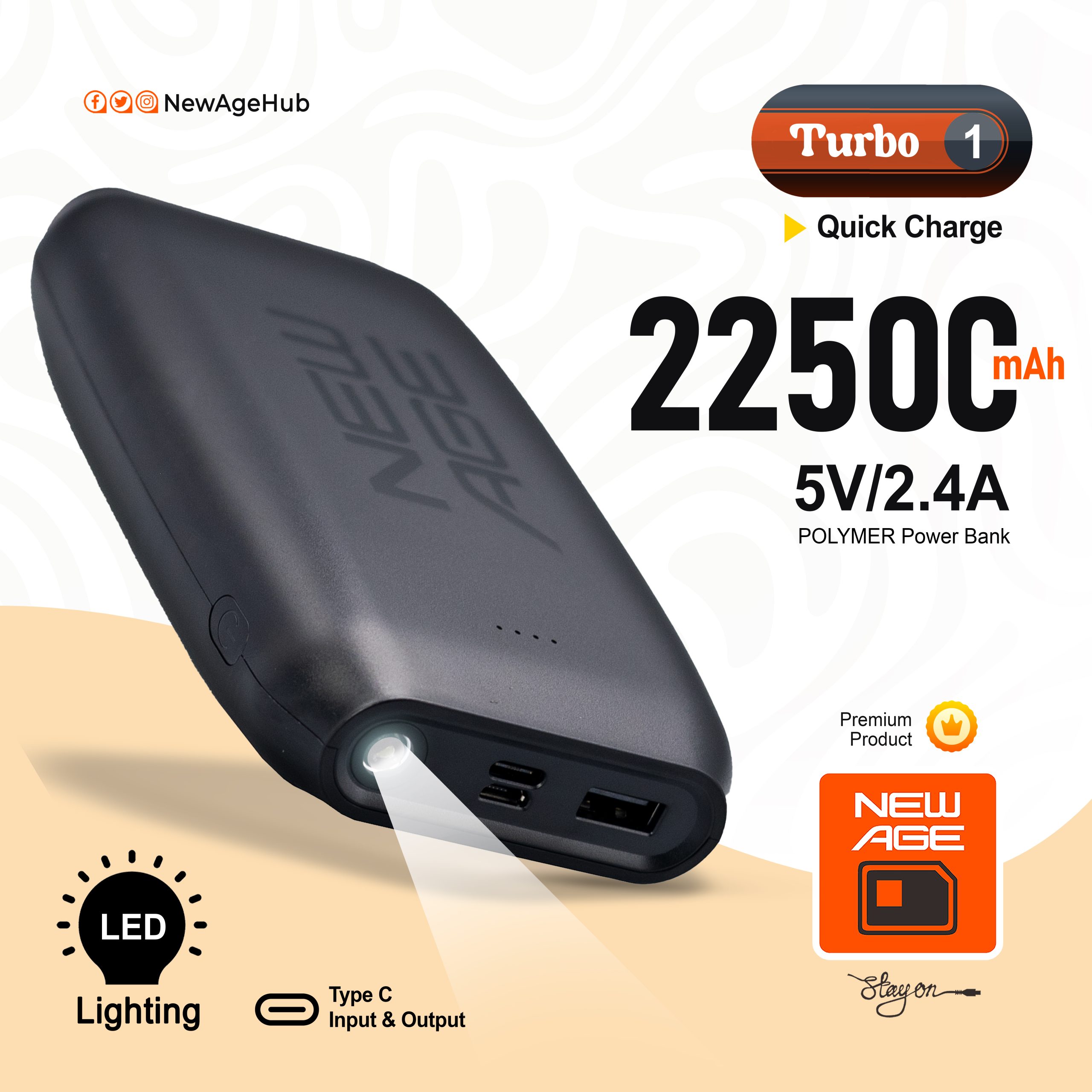 NEWAGE 22,500MAH TURBO PACK2
