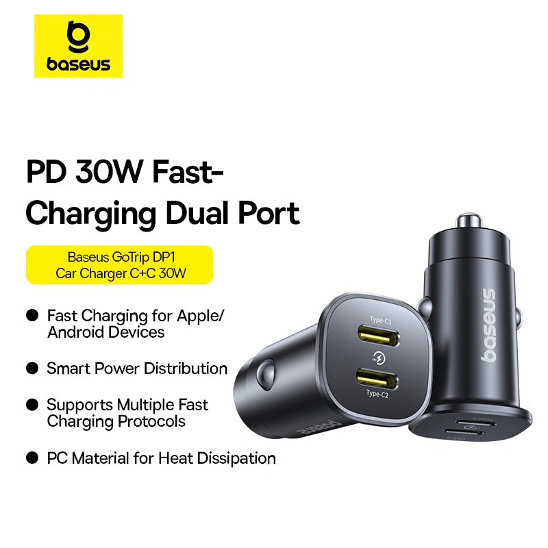 BASEUS TYPE C CAR CHARGER