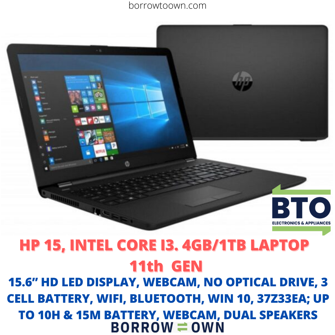 HP 15(CORE I3) 4GB/1TB(FREE DO