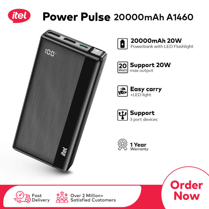 ITEL PBANK 20,000MAH(A1460)