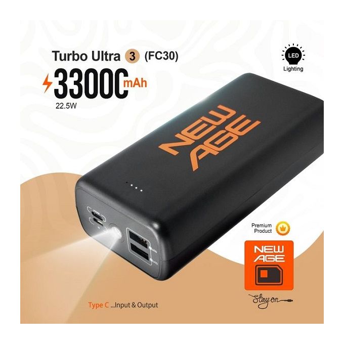 NEWAGE 33,000MAH TURBO PACK3