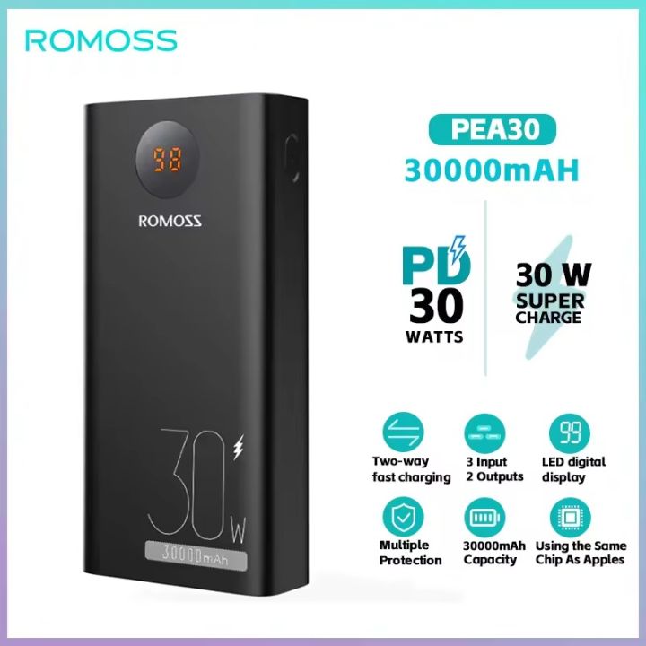 ROMOSS POWERBANK 30,000MAH(8+)